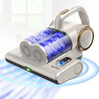 UV-C Bed Vacuum Cleaner with Powerful Suction, Deep Cleaning Mattress Cleaner for Beds, Sofas, Pillows & Fabric Furniture