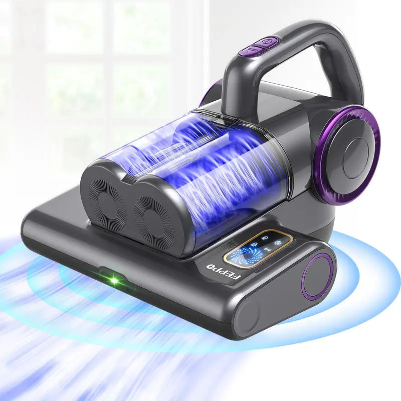 UV-C Bed Vacuum Cleaner with Powerful Suction, Deep Cleaning Mattress Cleaner for Beds, Sofas, Pillows & Fabric Furniture
