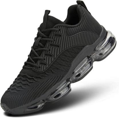 Luogoks Womens Walking Running Shoes Air Cushion Basketball Sneakers Fashion Tennis Breathable Sport Gym Fitness Cross Trainers Shoes