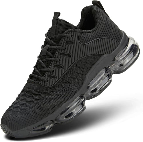 Luogoks Womens Walking Running Shoes Air Cushion Basketball Sneakers Fashion Tennis Breathable Sport Gym Fitness Cross Trainers Shoes