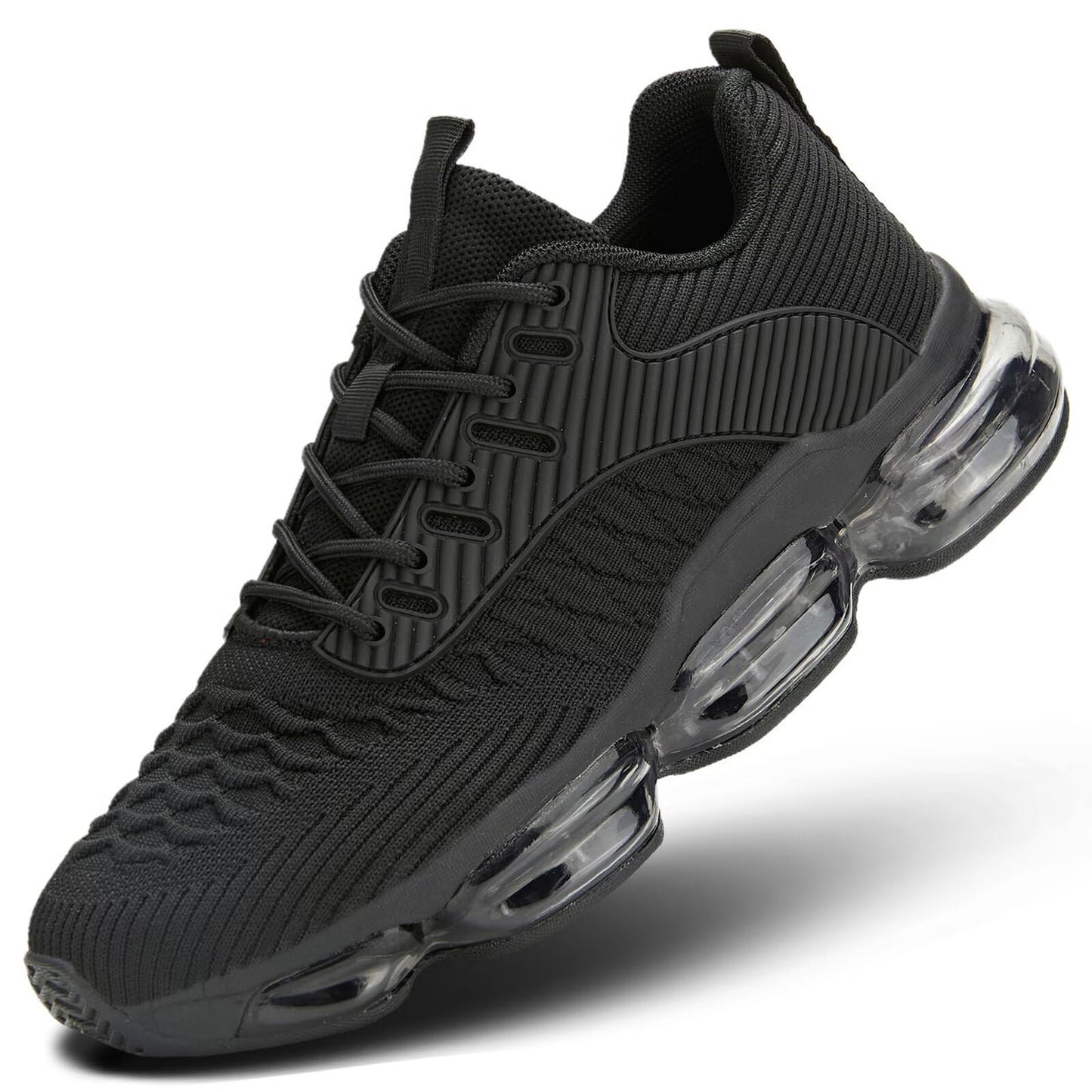 Luogoks Womens Walking Running Shoes Air Cushion Basketball Sneakers Fashion Tennis Breathable Sport Gym Fitness Cross Trainers Shoes