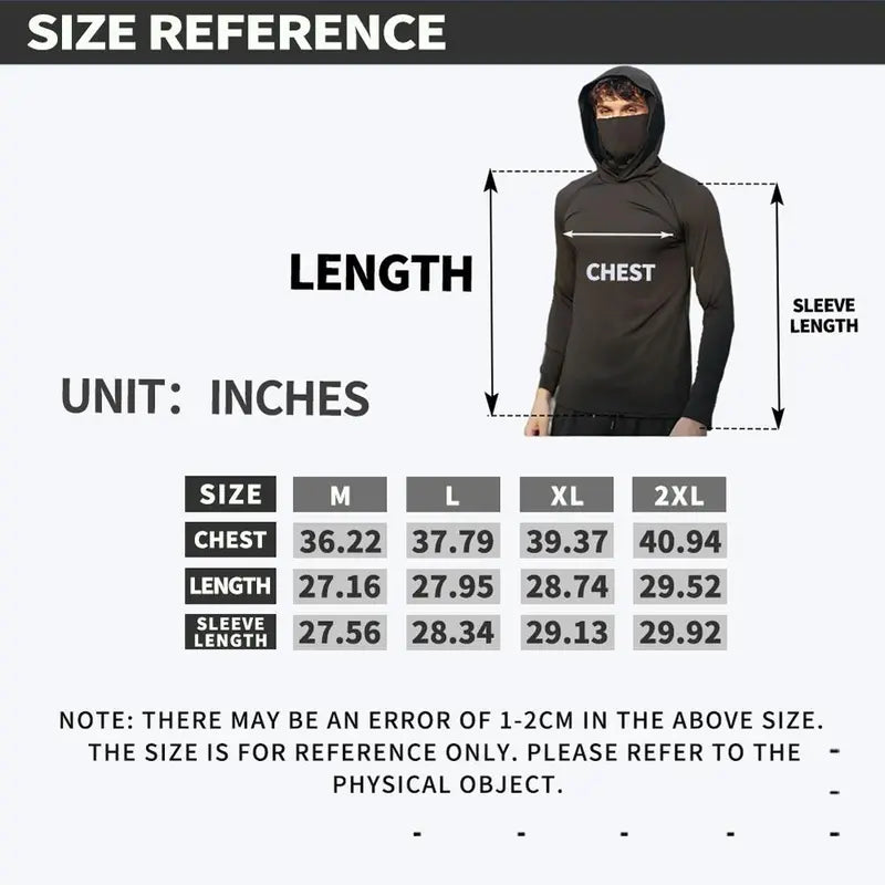 6-Piece Men's Lightweight Hoodie Pullover Set, Slim Fit Long Sleeve Tops with UPF Sun Protection, Soft Breathable Fabric, Casual Summer Menswear