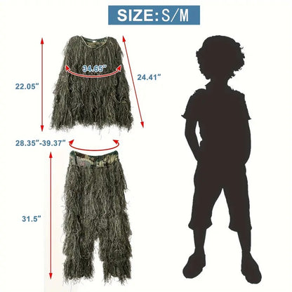 5 in 1 ghillie suit 3d camouflage hunting apparel - Temu